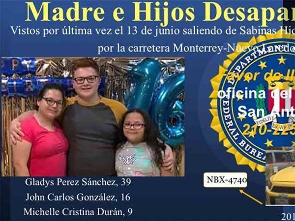 FBI se suma a búsqueda de familia texana desaparecida en Monterrey
