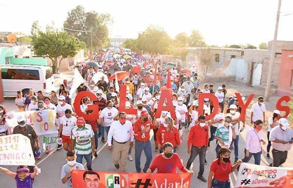 Cierra fuerte campaña Gladys Ayala y David