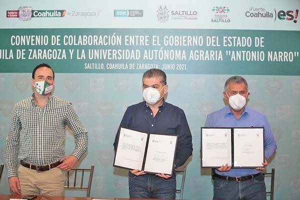 Firman convenio MARS y la Narro