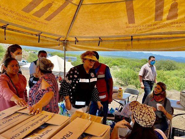 Mantiene apoyo constante alcaldía de Múzquiz a familias de mineros atrapados