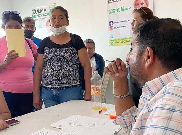 Paga Zulma Menchaca a representantes de casillas