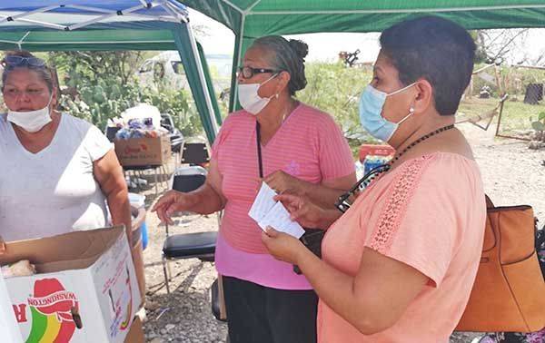 Solidaridad con familias mineras