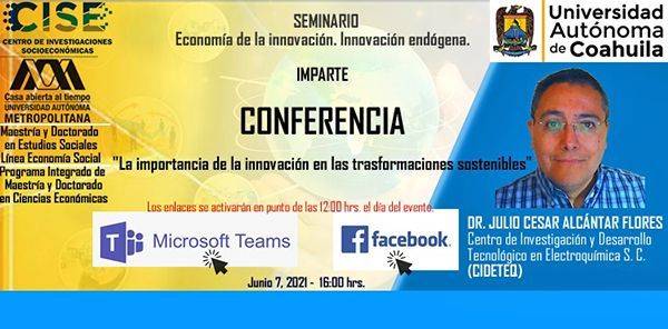 Convocan a seminario de Economía de Innovación