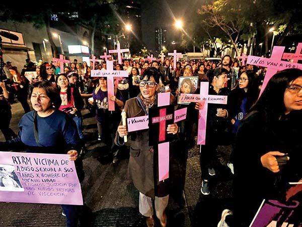 Sin confinamiento, más delitos contra mujeres