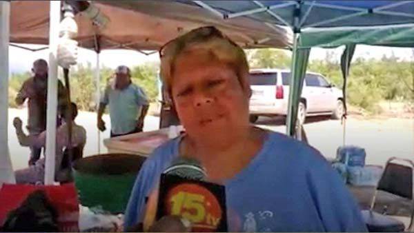 Al pie del cañón la señora María