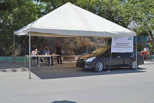 Desierto el módulo para recibir quejas de elección