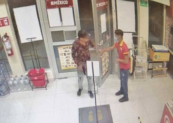 Atrapan a violento ladrón de tiendas