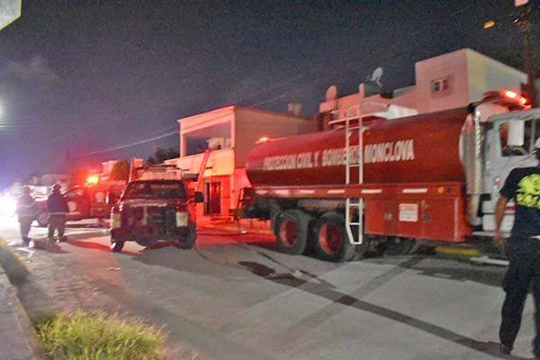 Arde vivienda por corto circuito