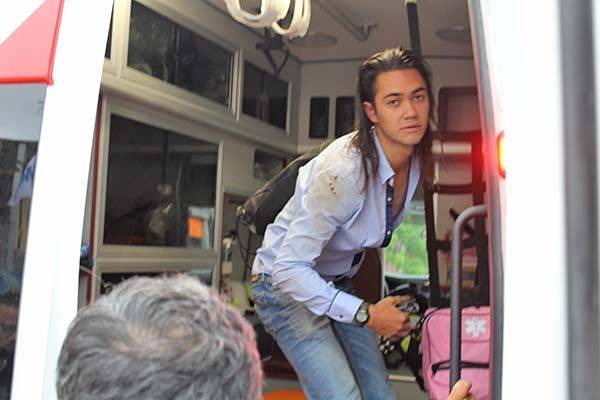 Tuma troca a motociclista