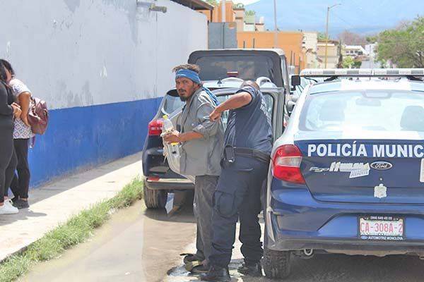 El Morín se droga en el  Pape
