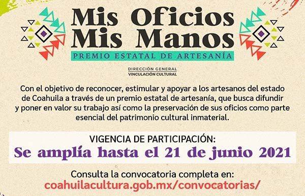 Amplía Coahuila dos convocatorias