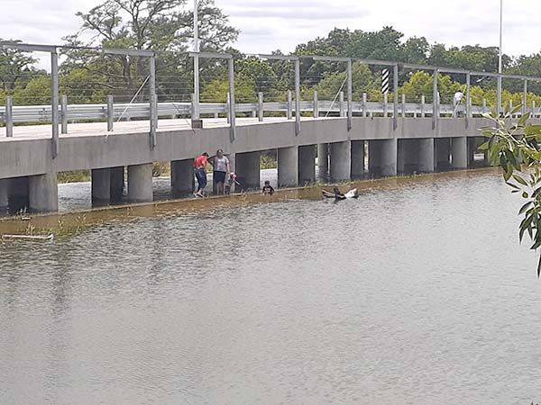 Es peligroso nadar en el Río Sabinas