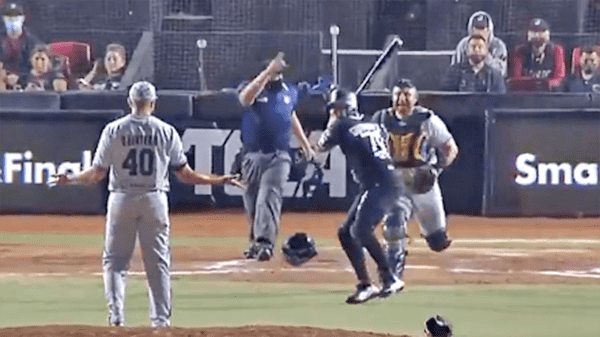 Partido de Liga Mexicana de Béisbol se convierte en ring de boxeo