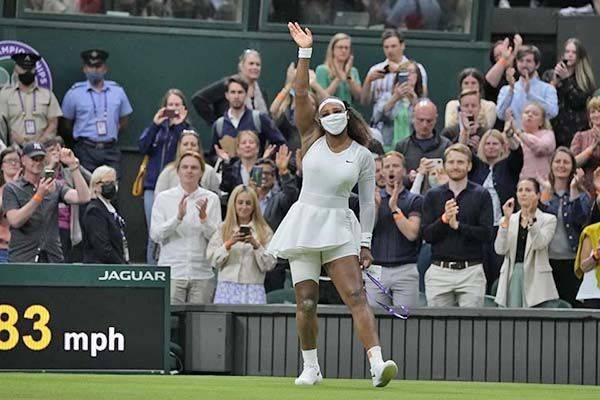 Se va Serena entre lágrimas de Wimbledon
