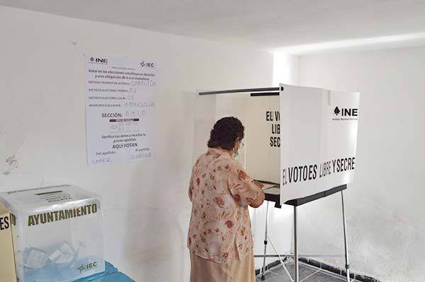 Sin denuncias por delitos electorales en la jornada