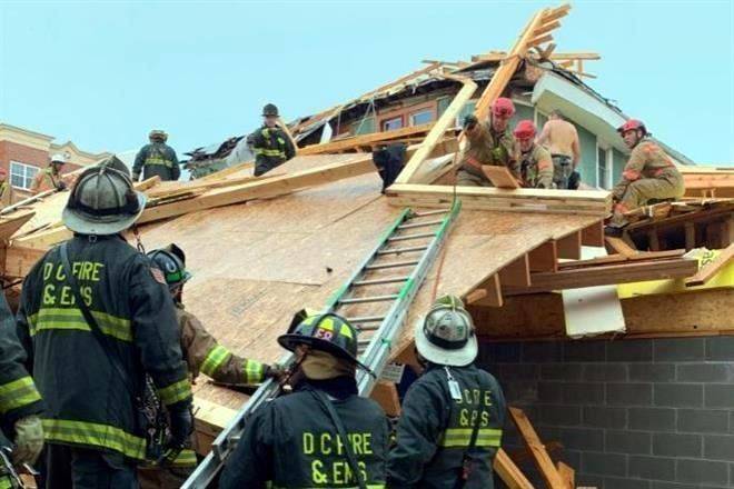 Colapsa edificio, ahora en Washington
