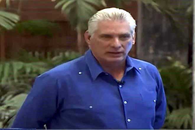 Culpa Presidente de Cuba a sanciones de EU por descontento