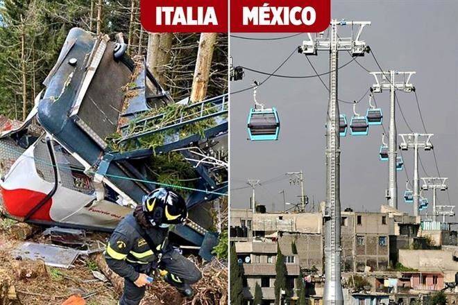 En Italia indagan tragedia y en México opera Cablebús