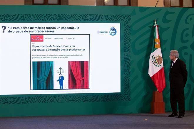Dice AMLO que The Economist es también un pasquín