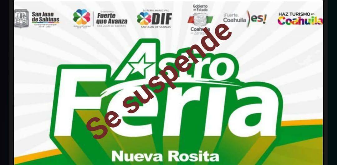 Suspende Covid AstroFeria Rosita