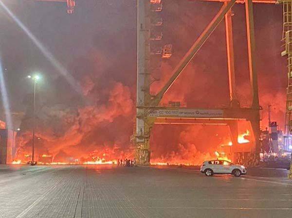 Explosión en Dubái