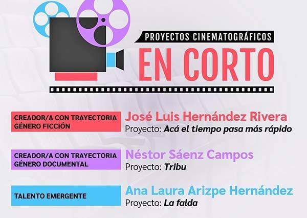Publican los ganadores de proyecto cinematográfico