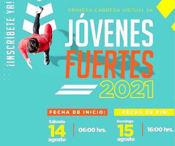 Realizarán carrera “Jóvenes Fuertes”