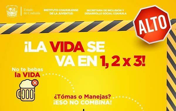 Busca Icojuve prevenir accidentes en jóvenes