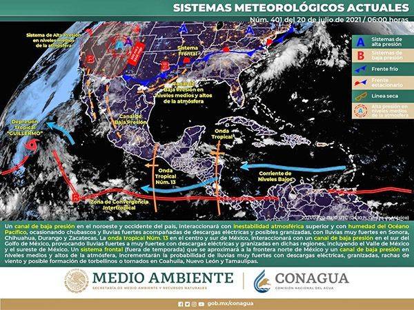 Coahuila en monitoreo por potencial de lluvias
