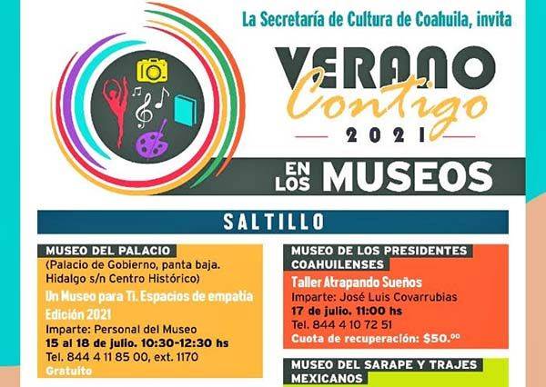 Presentan: “Verano contigo en museos”