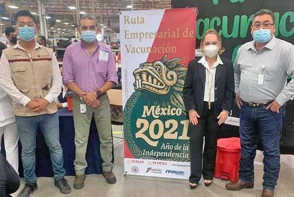Avanza vacunación al sector productivo