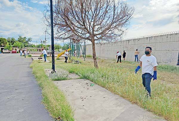 Limpia Jerry áreas verdes