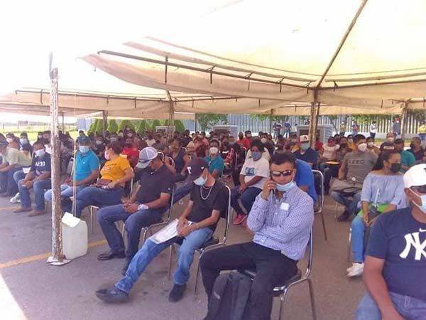 Vacunan en Palaú a los trabajadores