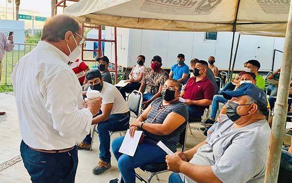 Termina vacunación en puentes internacionales