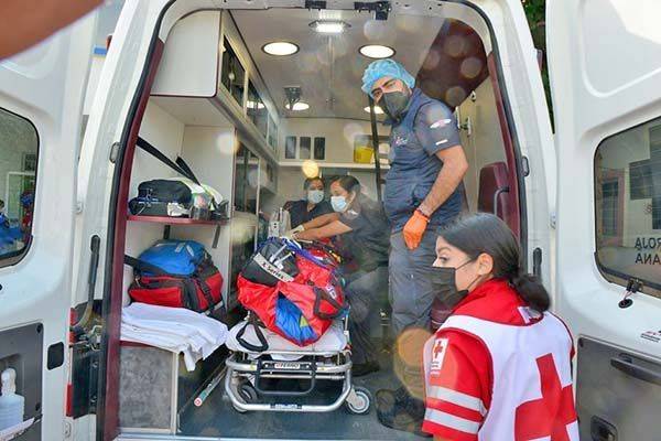 Trasladan a niño para atender quemaduras
