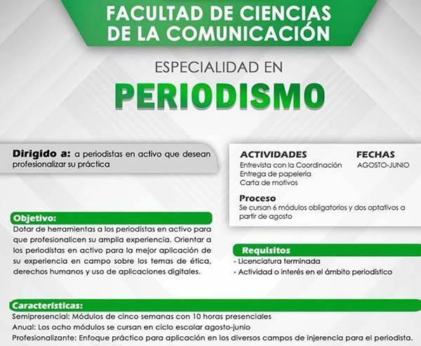 Invita a periodistas a seguirse preparando