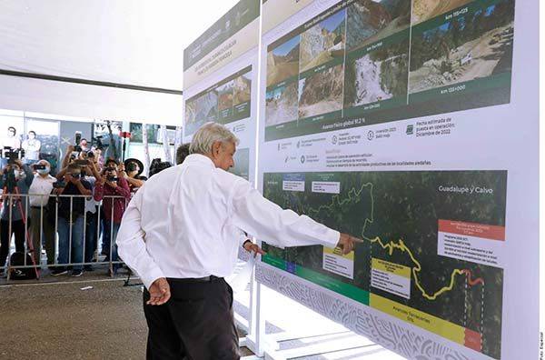 Le va ir bien a Badiraguato.- AMLO