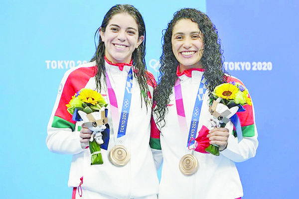 ¡Ale y Gaby se cuelgan el bronce en clavados!