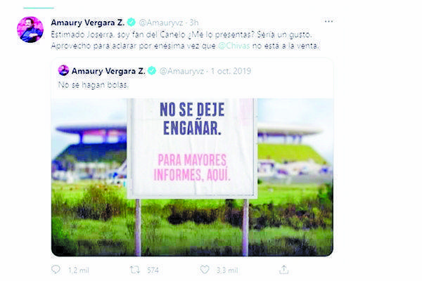 ¿’Canelo’ interesado en comprar Chivas? Amaury lo aclara