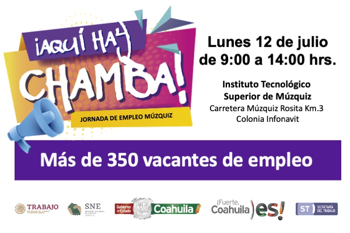 LLEVA GOBIERNO DE COAHUILA JORNADA LABORAL A MÚZQUIZ