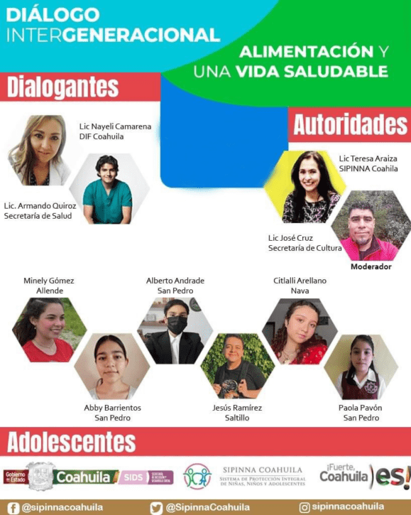 COAHUILA REALIZA DIÁLOGO CON JÓVENES SOBRE ALIMENTACIÓN Y VIDA SALUDABLE