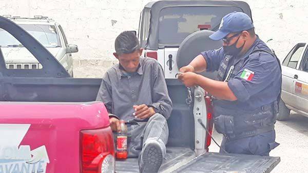 Molesto drogadicto acaba en prisión