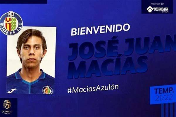 Anuncia el Getafe a José Juan Macías