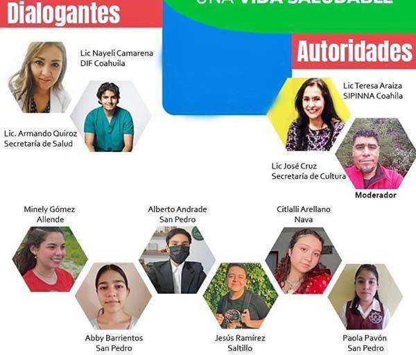 Dialogan con jóvenes sobre alimentación
