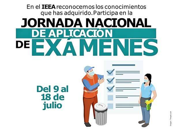 Jornada de aplicación de exámenes del IEEA