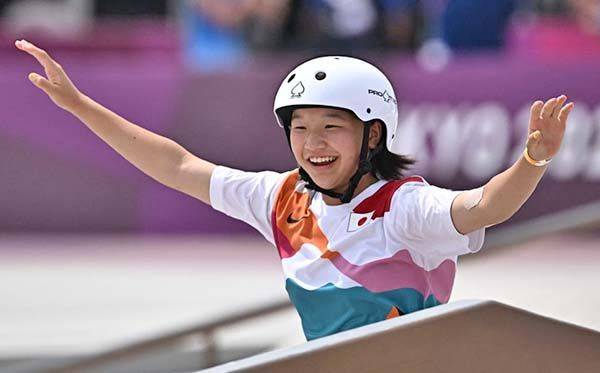 ¡Histórico! Japón ganó Oro en Skateboarding con Momiji Nishiya de solo 13 años