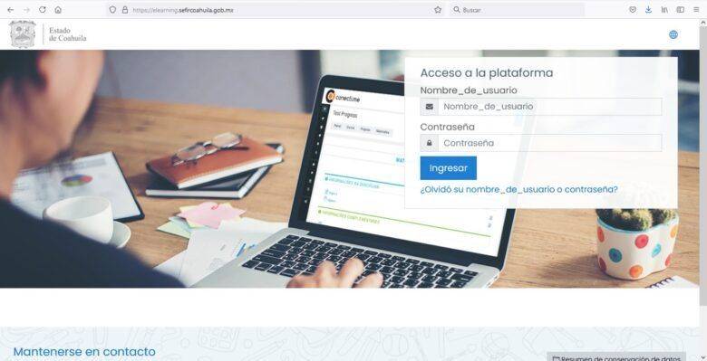 PROMUEVE SEFIRC COAHUILA LA PLATAFORMA E-LEARNING