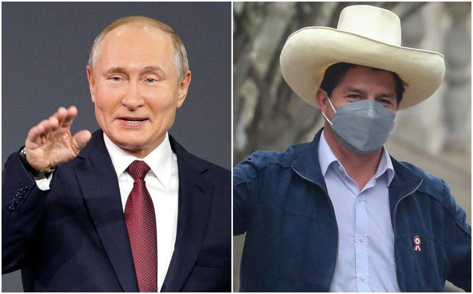 Vladimir Putin desea «éxito» a Pedro Castillo; espera reforzar el diálogo entre Rusia y Perú