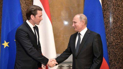 Putin asegura que Austria es uno de «los socios clave» de Rusia en Europa