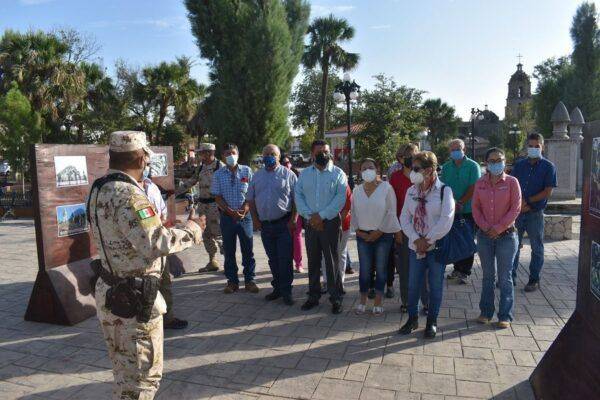 Exponen labor del Ejercito Mexicano y Fuerza Aérea en Múzquiz